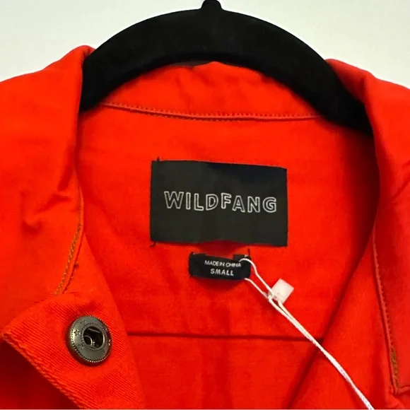 Wildfang Bright Red Jumpsuit - Picture 2 of 5